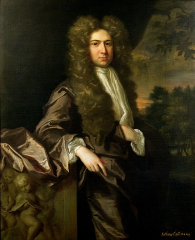 Anthony Collins (1676-1729) door Jonathan Richardson